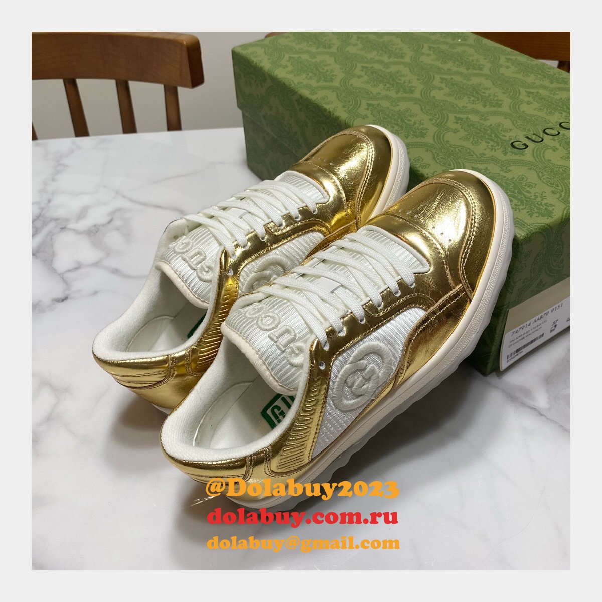 G*u*i replica inspired mac80 leather low-top sneakers 1:1 mirror shoes