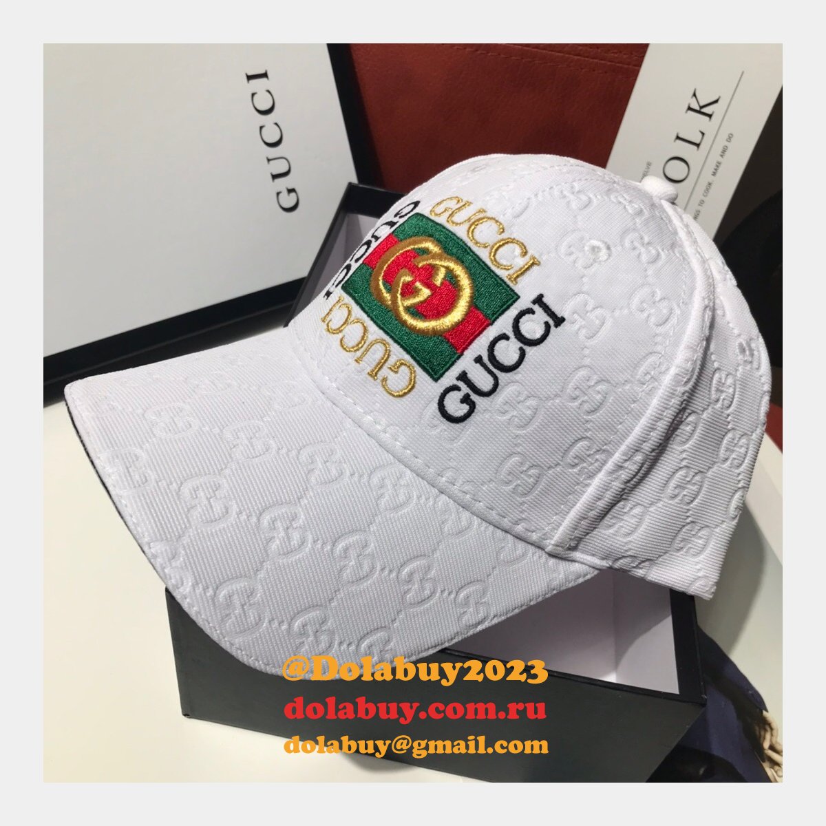 AAA+ Gucci Palace classic pattern simple embroidery logo hats