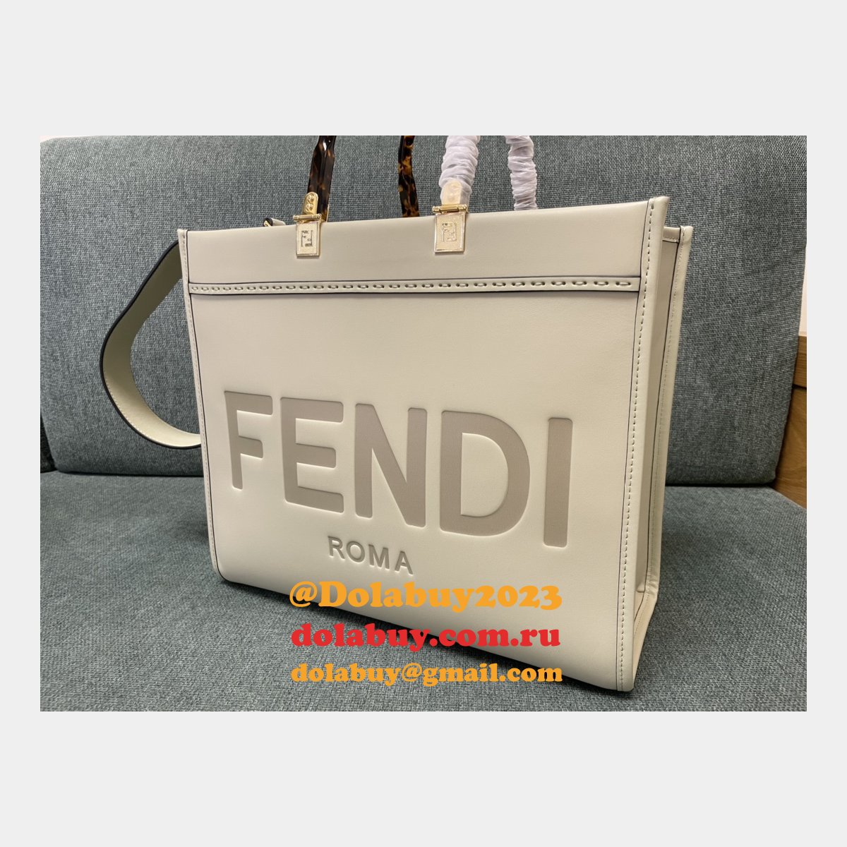 Best Knockoff FENDI TOTE Sunshine SMALL HANDBAG