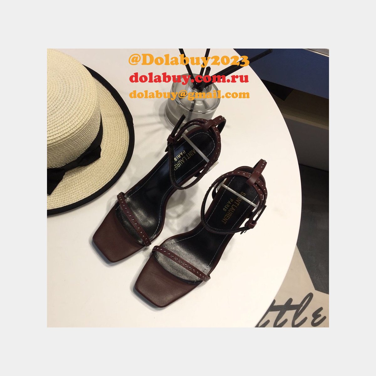 Saint Laurent High Heel Sandals 006