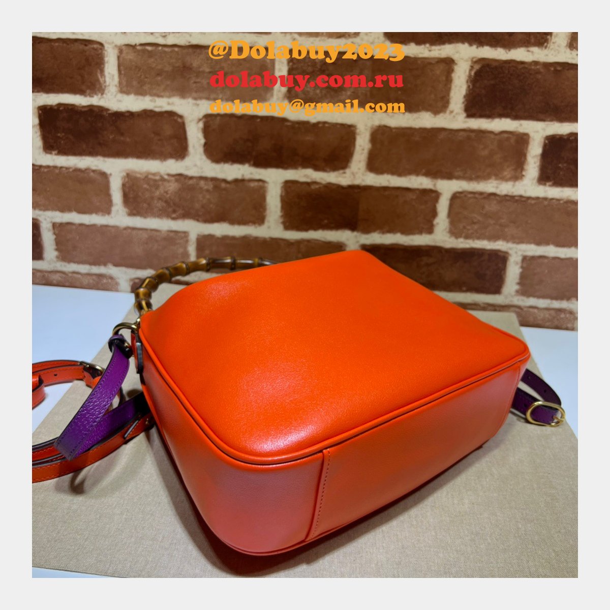 Gucci 746124 Fake Diana 1:1 Mirror Shoulder Fashion Bag