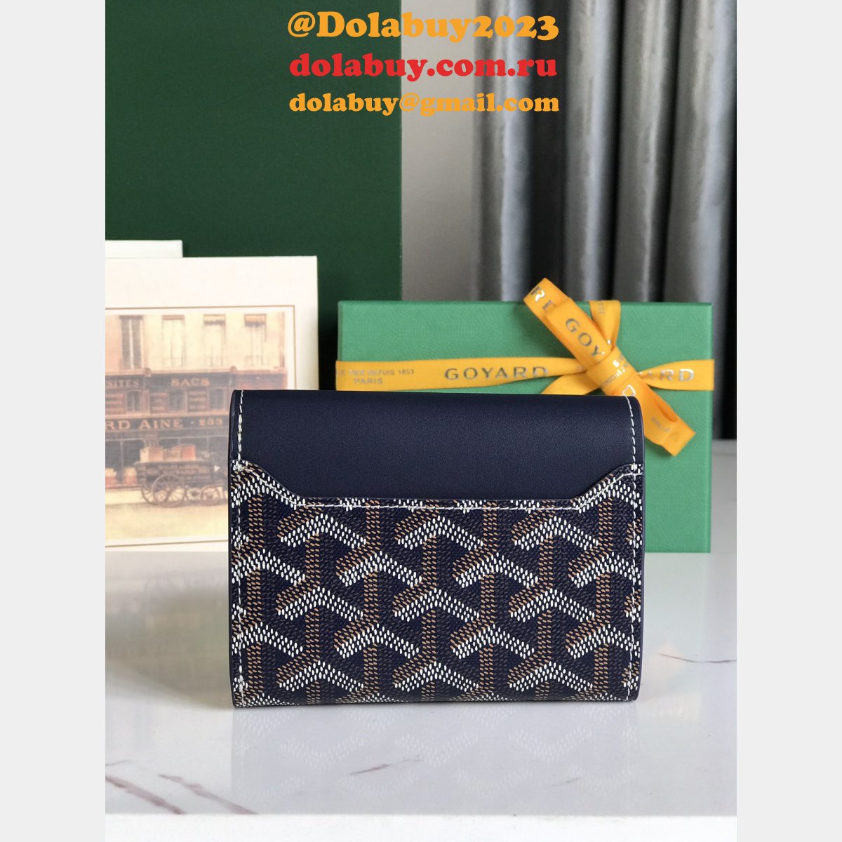 Top Quality Goyardine Saint-Gabriel wallet
