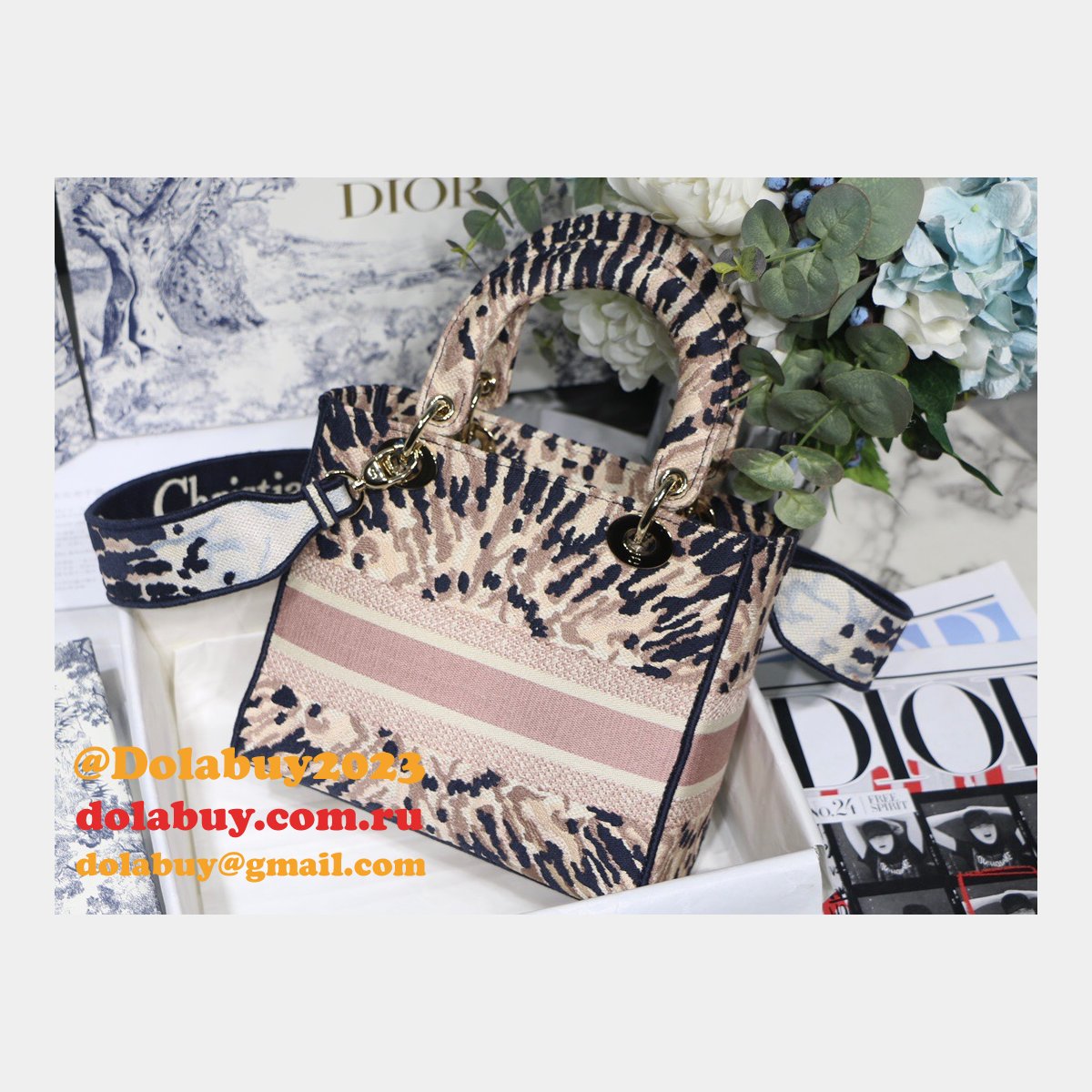 Replica Christian Dior Lady Bag 24cm Cannage