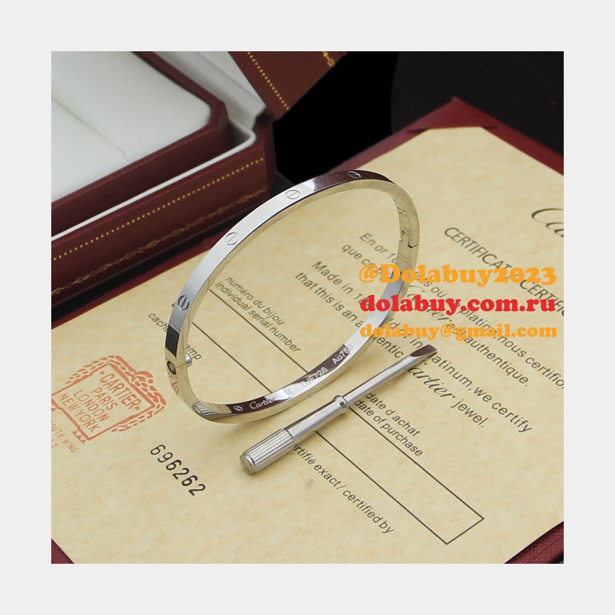 Cheap 1:1 Mirror Cartier love Bracelet Wholesale