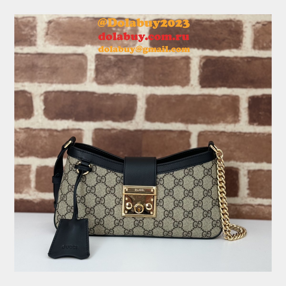 Gucci Best Quality Replicas 811705 Padlock Shoulder Bag