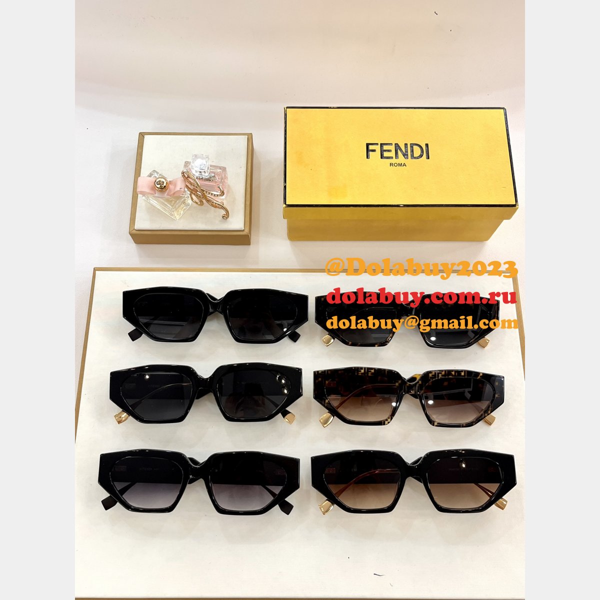Fendi Inspired Original FD50072l /40128I High Quality Replica Sunglasses
