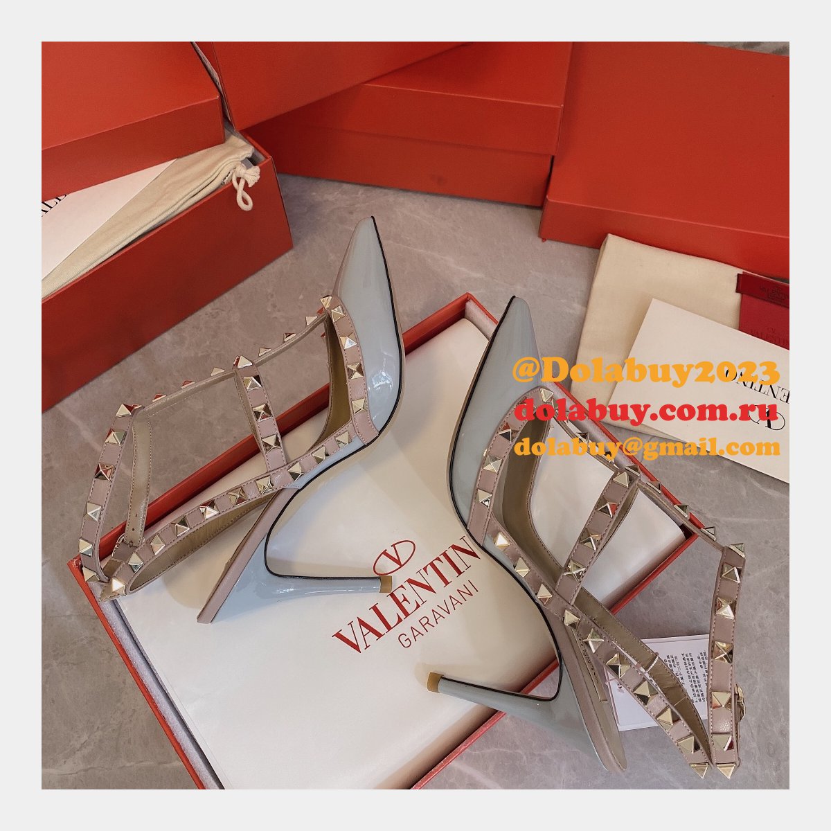 Fashion Valentino high heels Perfect Cheap High End Replica