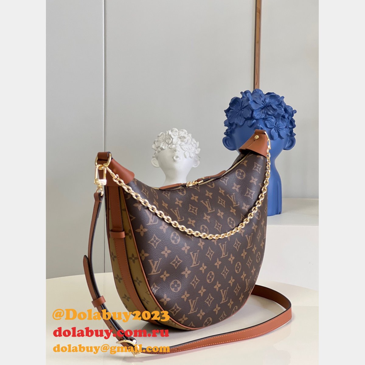 Louis Vuitton Best Monogram Loop Hobo M46311 Leather Goods