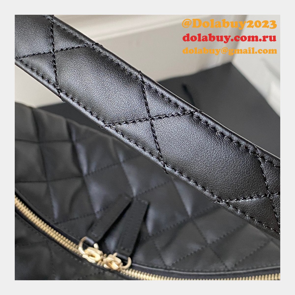 Replica Designer Maxi Black AS4339 Hobo 1:1 Mirror Bag