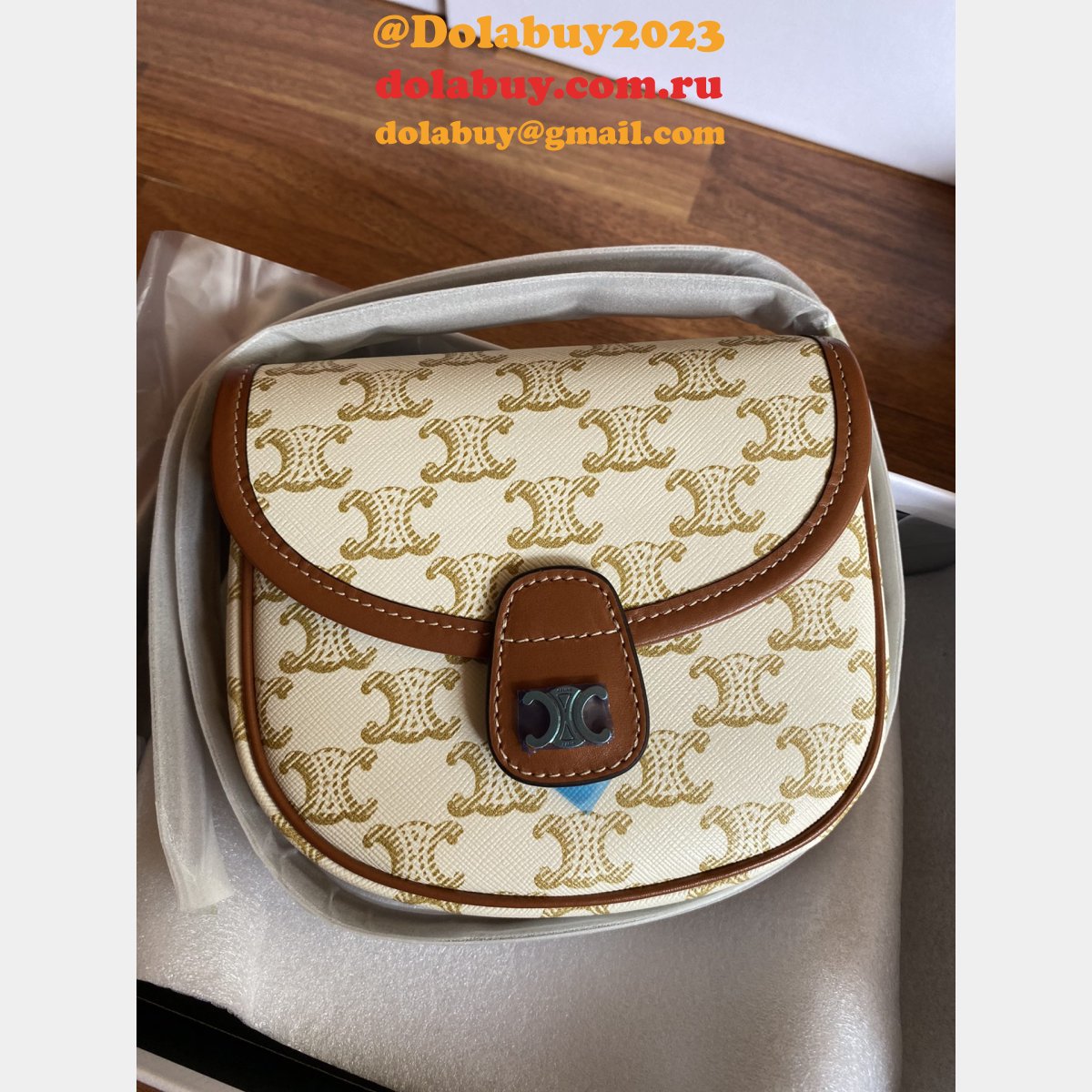 Fashion 7 Star mini celine Triomphe Canvas BESACE bag196702