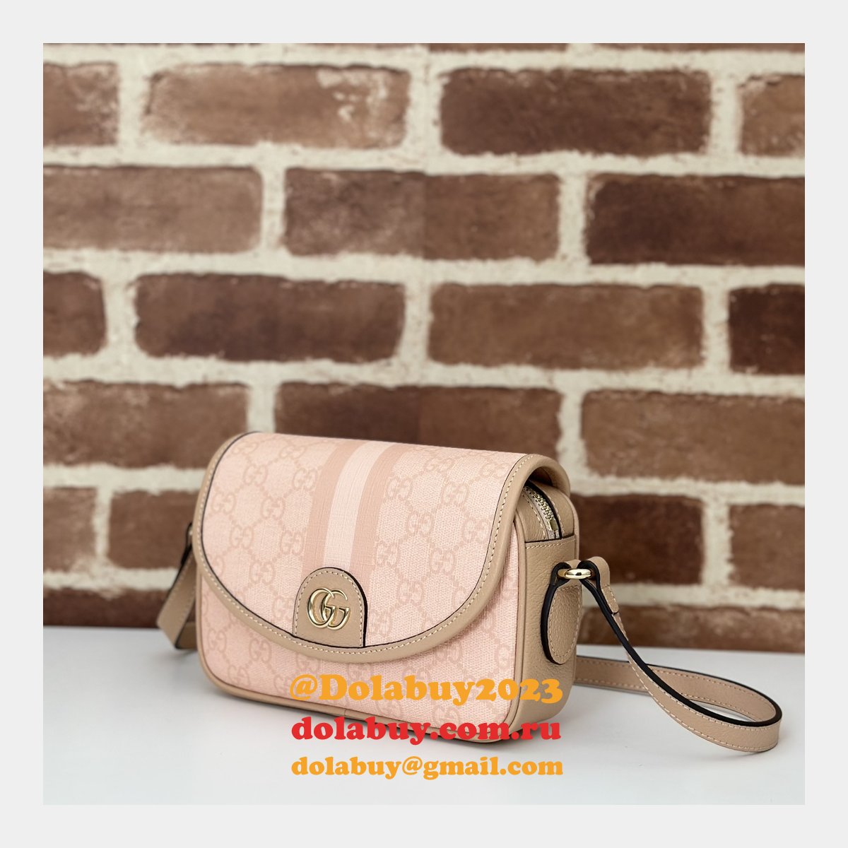 Luxury 772239 Gucci Ophidia GG 7 Star Shoulder Knockoff Bag
