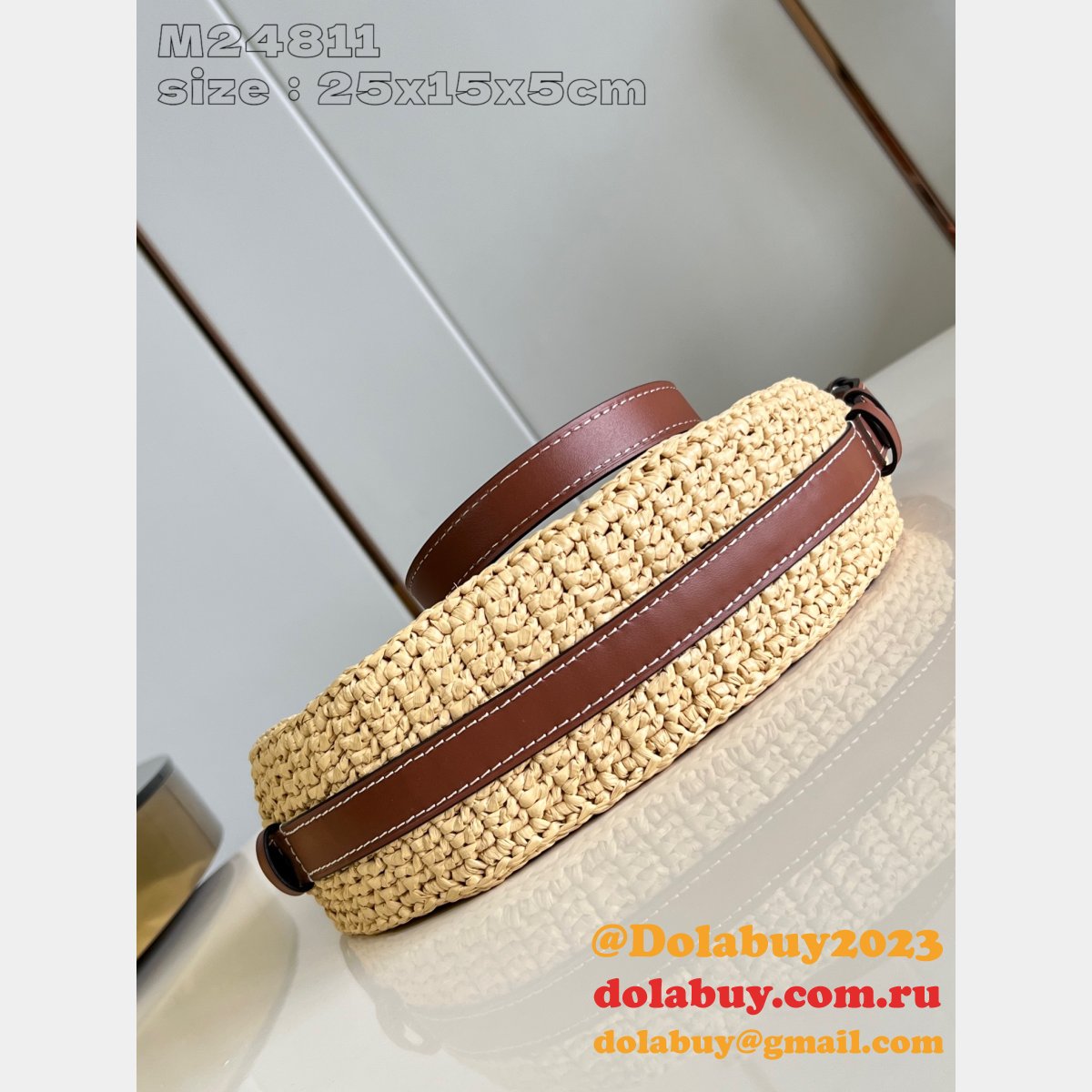 Croissant UK Luxury M24811 Louis Vuitton Inspired Bag