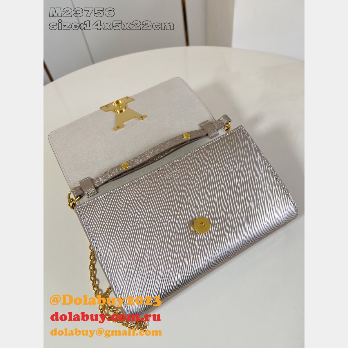 Louis Vuitton Pochette Louise Epi Top Quality M23756 Bag