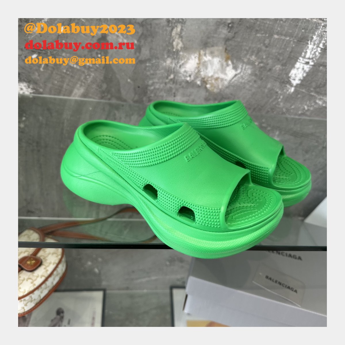 UA quality Balenciaga Slippers Perfect shoes