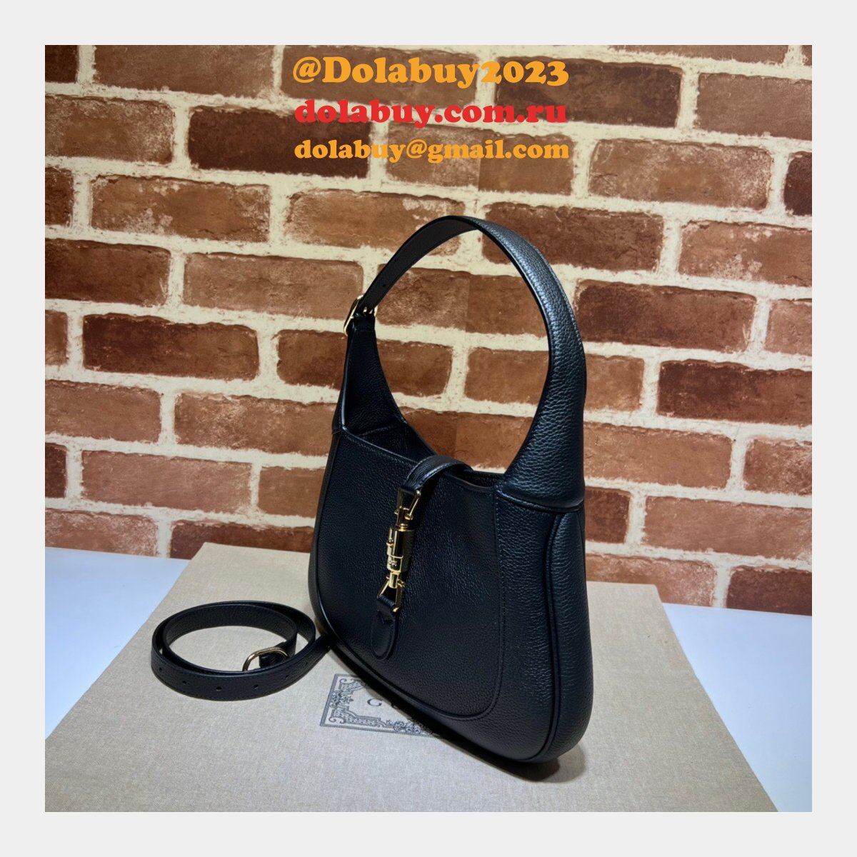 Best Quality Fake Gucci 636709 Jackie 1961 natural grain bag