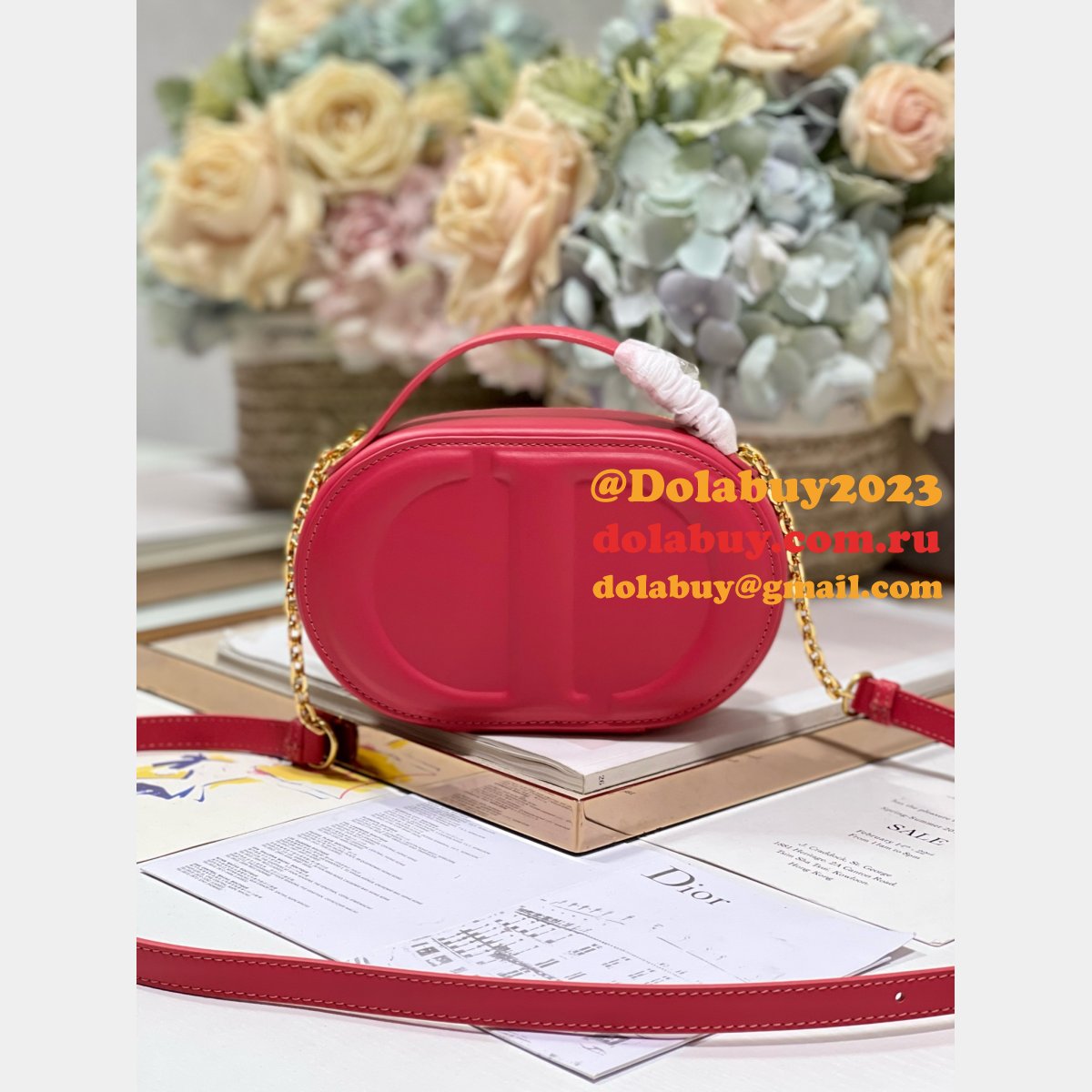 Buy Cheap Replica Dior 1293 Bobby Ophidia CD Signature Bag