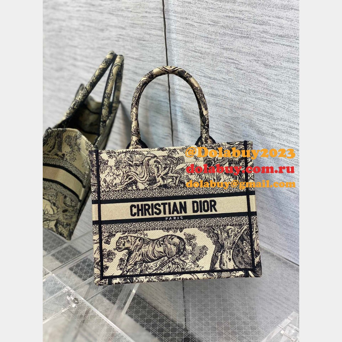 Replica Designer Christian Dior CD Book Tote 26.5/36/41.5CM Bag