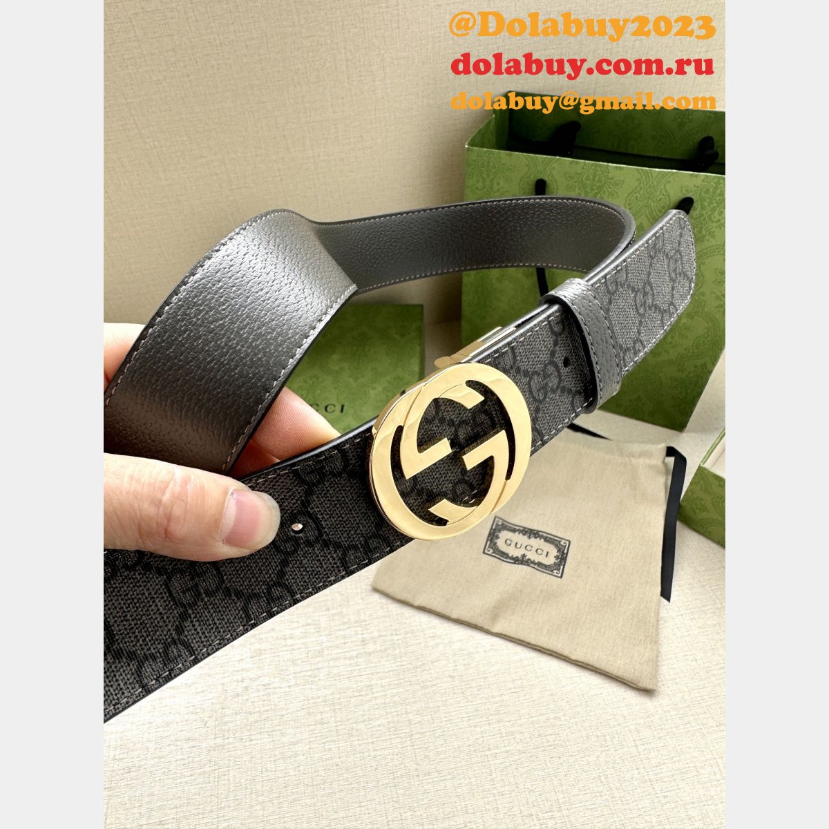 Knockoff Best GG38mm 1:1 Mirror belt