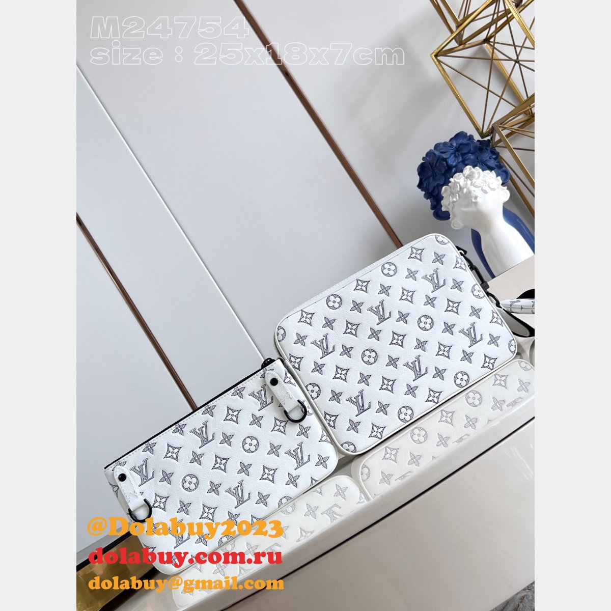 Designer Trio Messenger M24753/M24754 Louis Vuitton Duplicate Bag