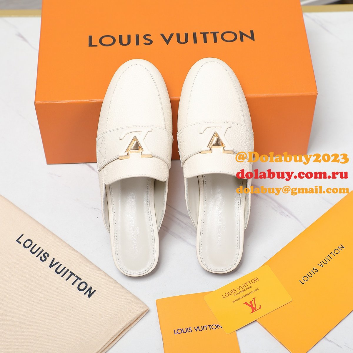 Top Quality LV loafer slippers Best Wholesale shoes