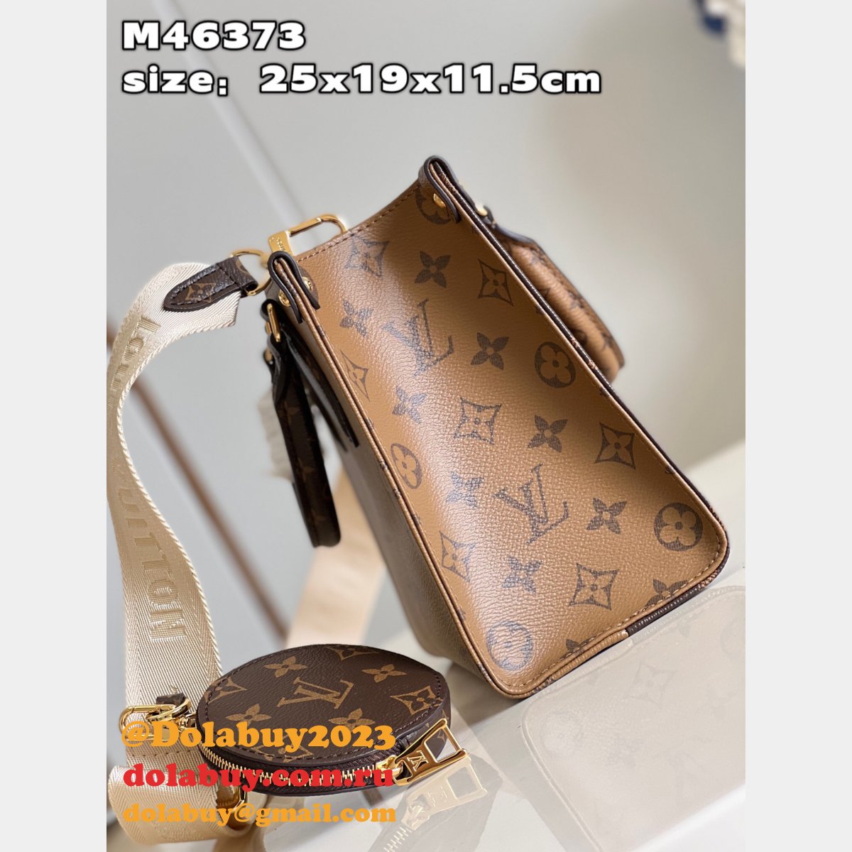 OnTheGo Knockoff Louis Vuitton M46373 Autres Toiles Monogram Bag