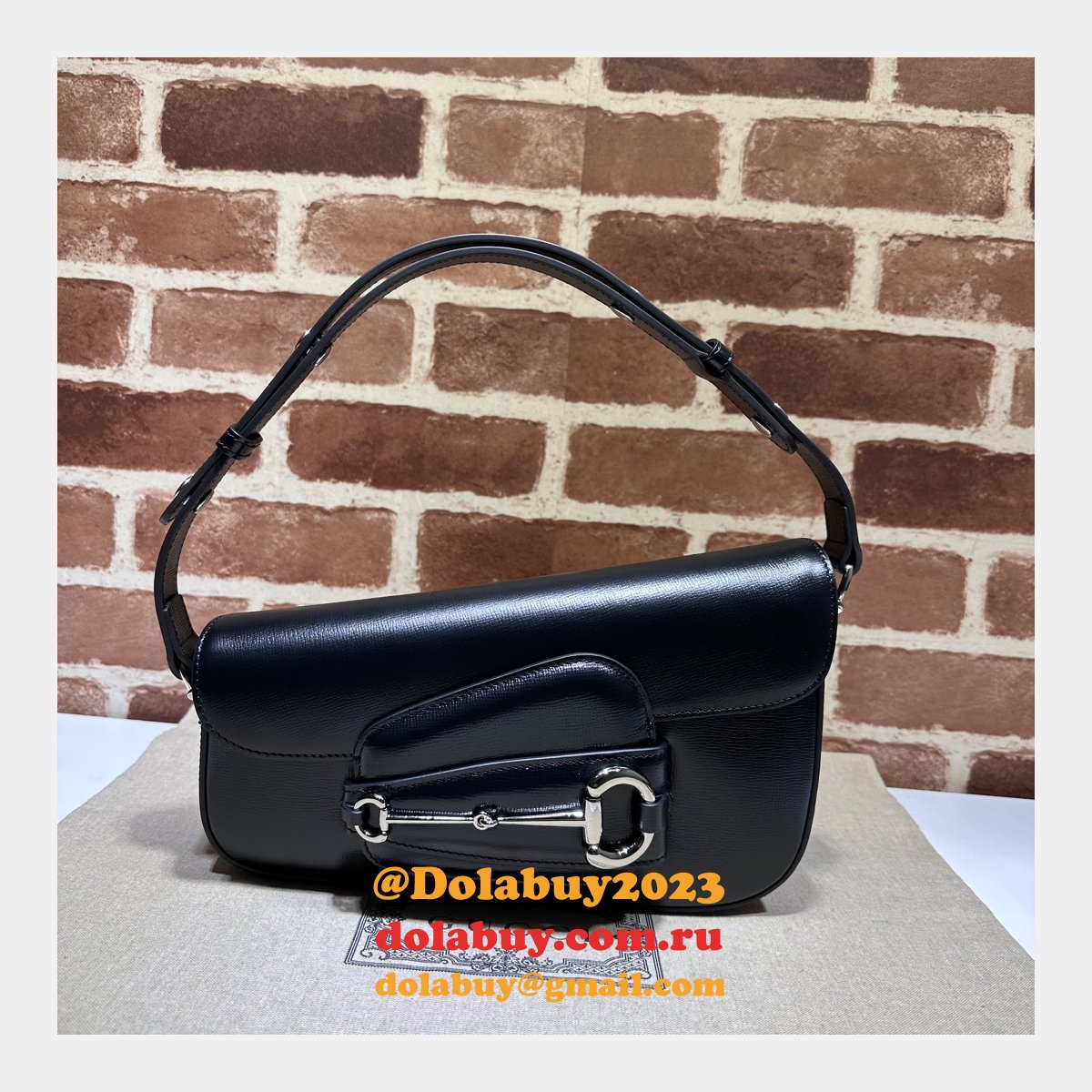 Gucci Copy Horsebit 1955 764155 Shoulder 1:1 Mirror Bag