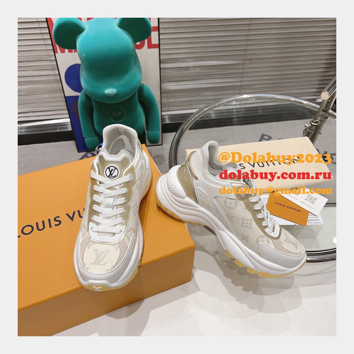 Top Quality LOUIS VUITTON RUN55 Sneakers