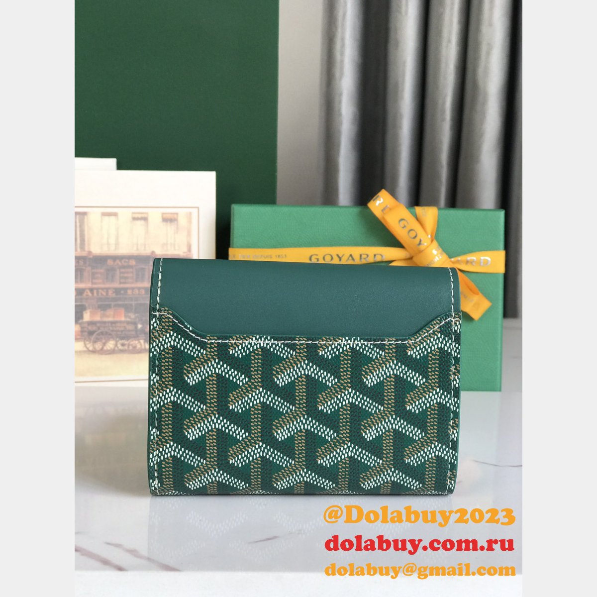 Top Quality Goyardine Saint-Gabriel wallet