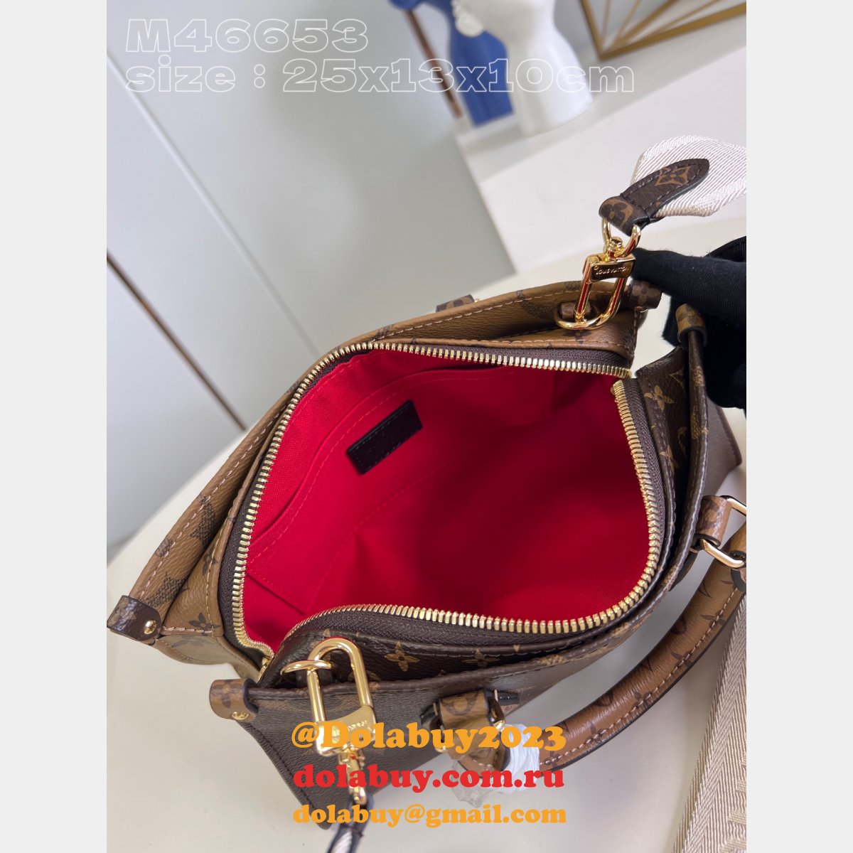 OnTheGo East West Cheap Louis Vuitton Outlet Copy M46653 Bag