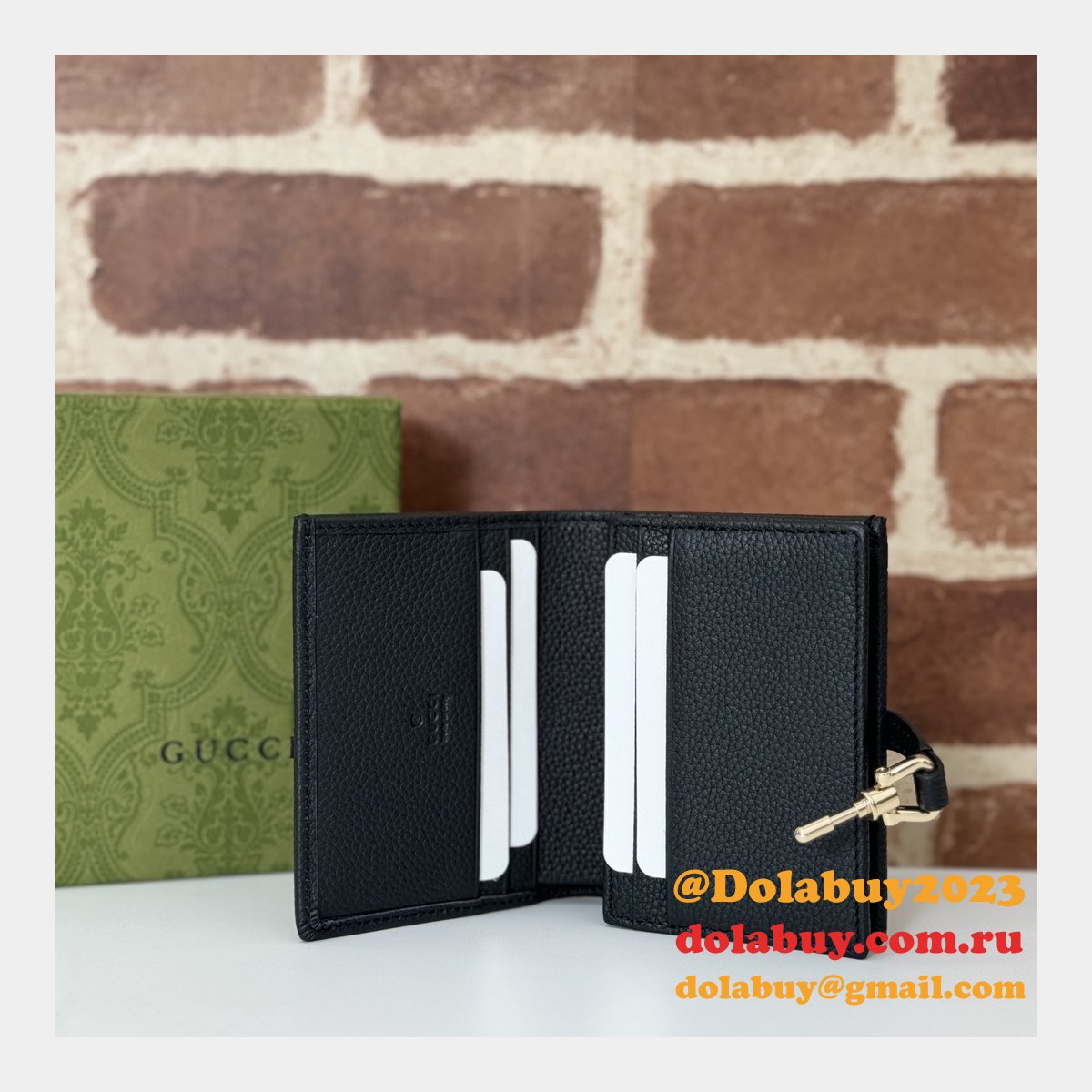 Perfect Gucci Knockoff Jackie 1961 Card Case Wallet 645536