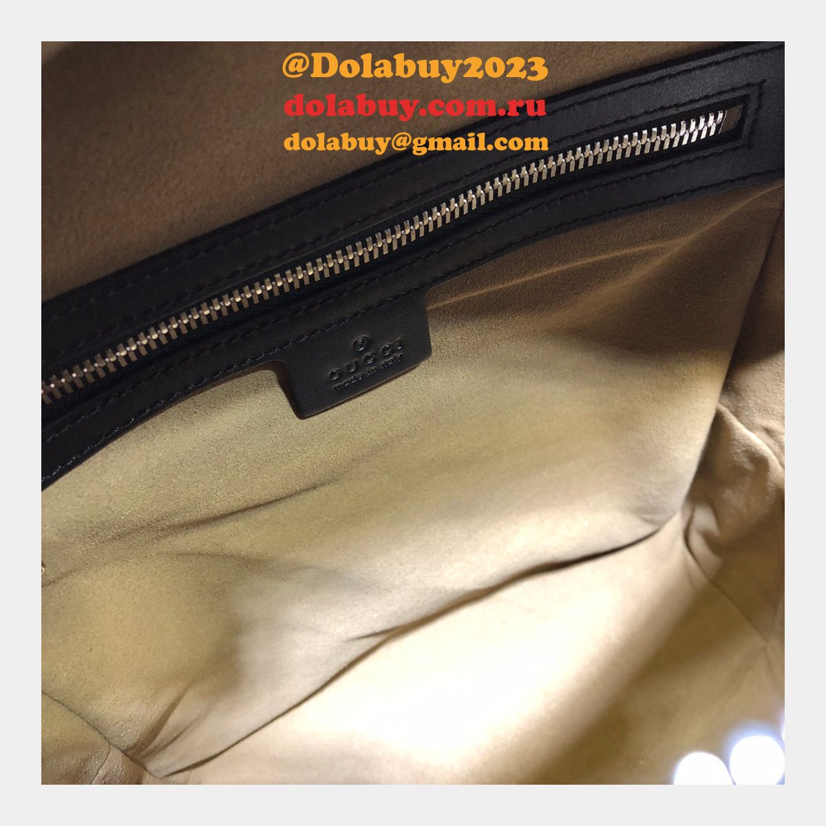 Gucci Signature Leather Backpack 450967 Best Replica Designer Bag