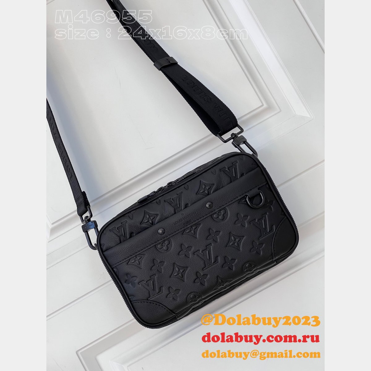 7 Star Alpha Messenger Louis Vuitton Mens M46955 Black Replicas Bag