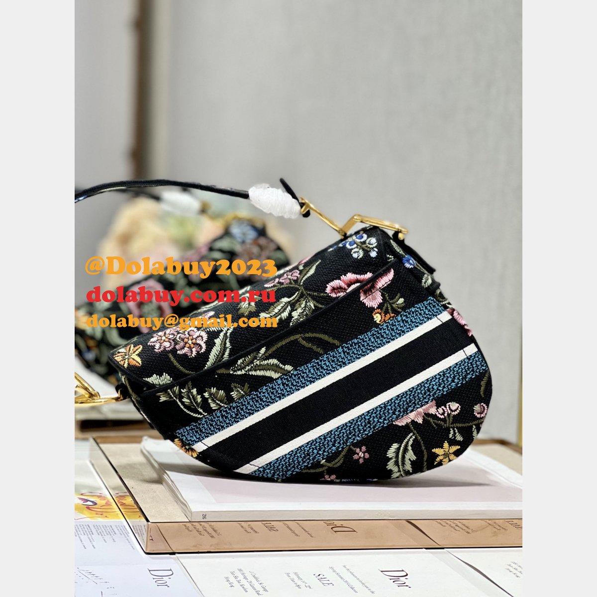 Replica Designer Dior Oblique Saddle Bags 9012/0446 On Sale