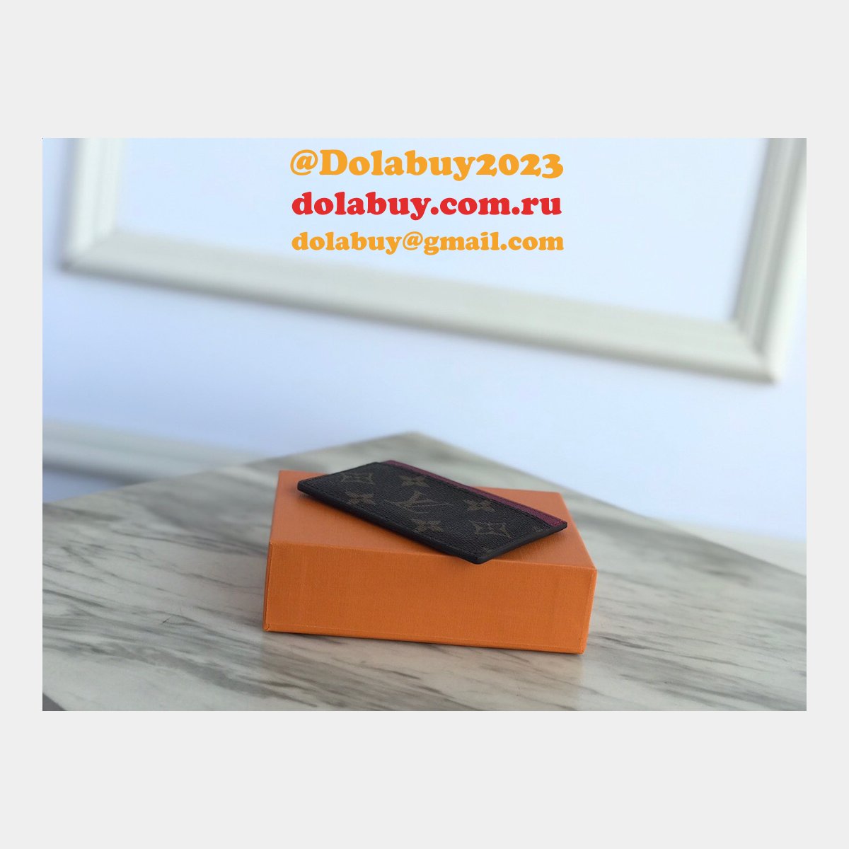 Knockoff LV Card Holder Monogram Canvas M61733