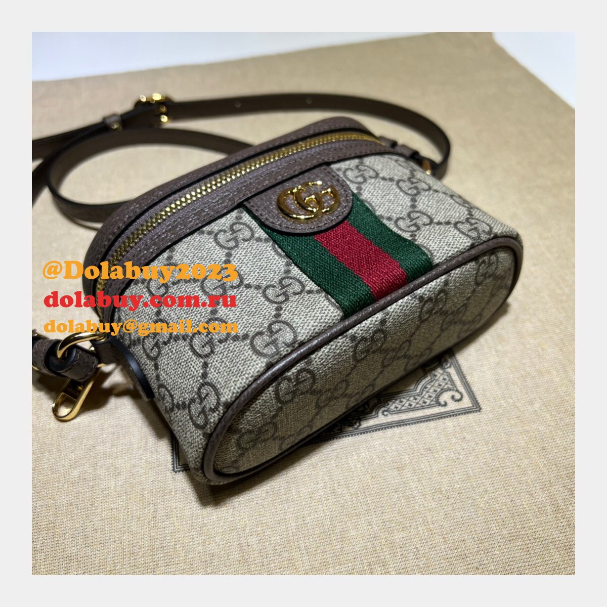 1:1 quality G*u*i replica ophidia gg top handle 699532 bag