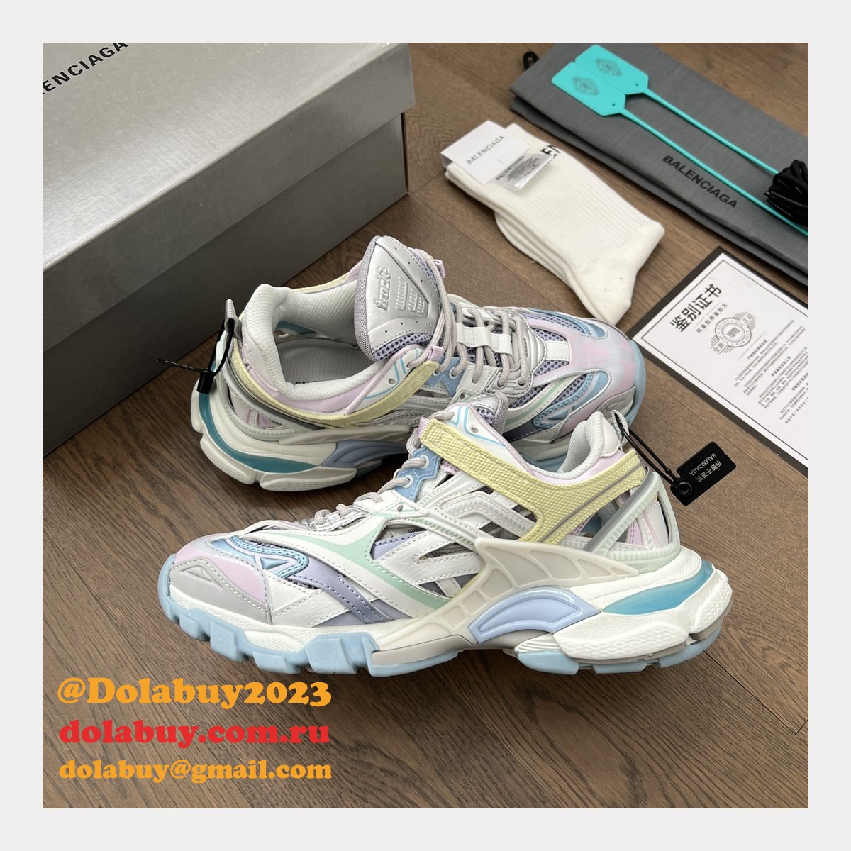 Replica Buy Balenciaga Track Trainer 4.0 Sneakers 1:1 Mirror Shoes