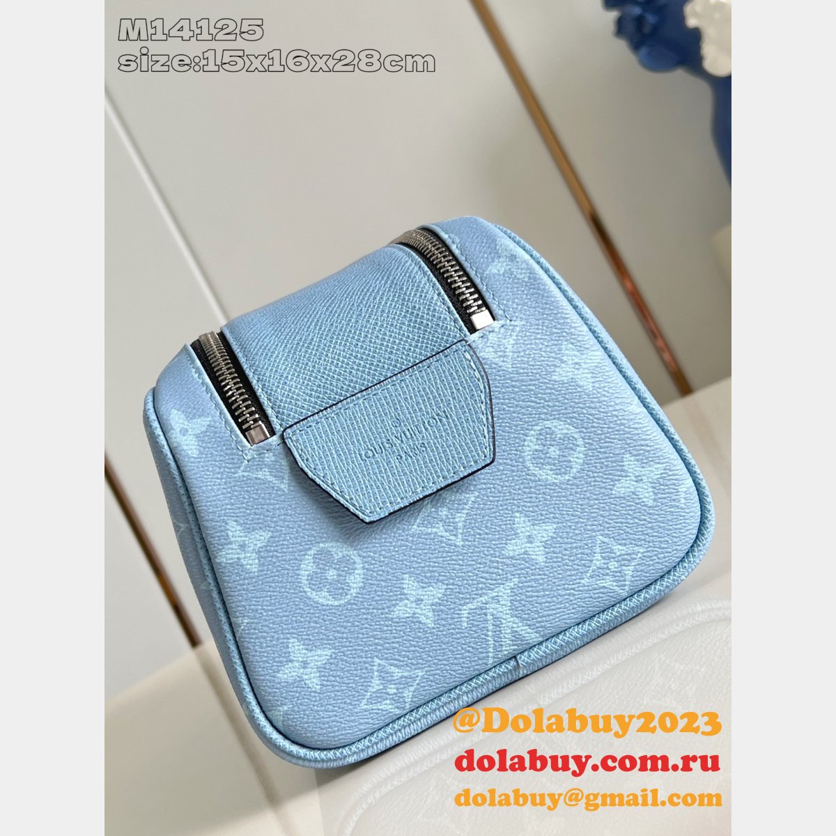 Louis Vuitton Dopp Kit Taigarama M14125 Travel Inspired M14125 Bag