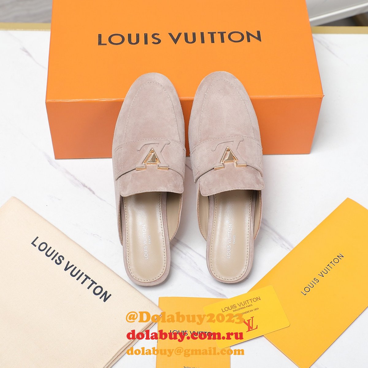 Top Quality LV loafer slippers Best Wholesale shoes