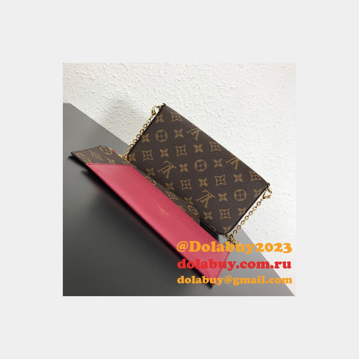 Best Louis Vuitton UK Monogram Canvas Felicie Chain M61276