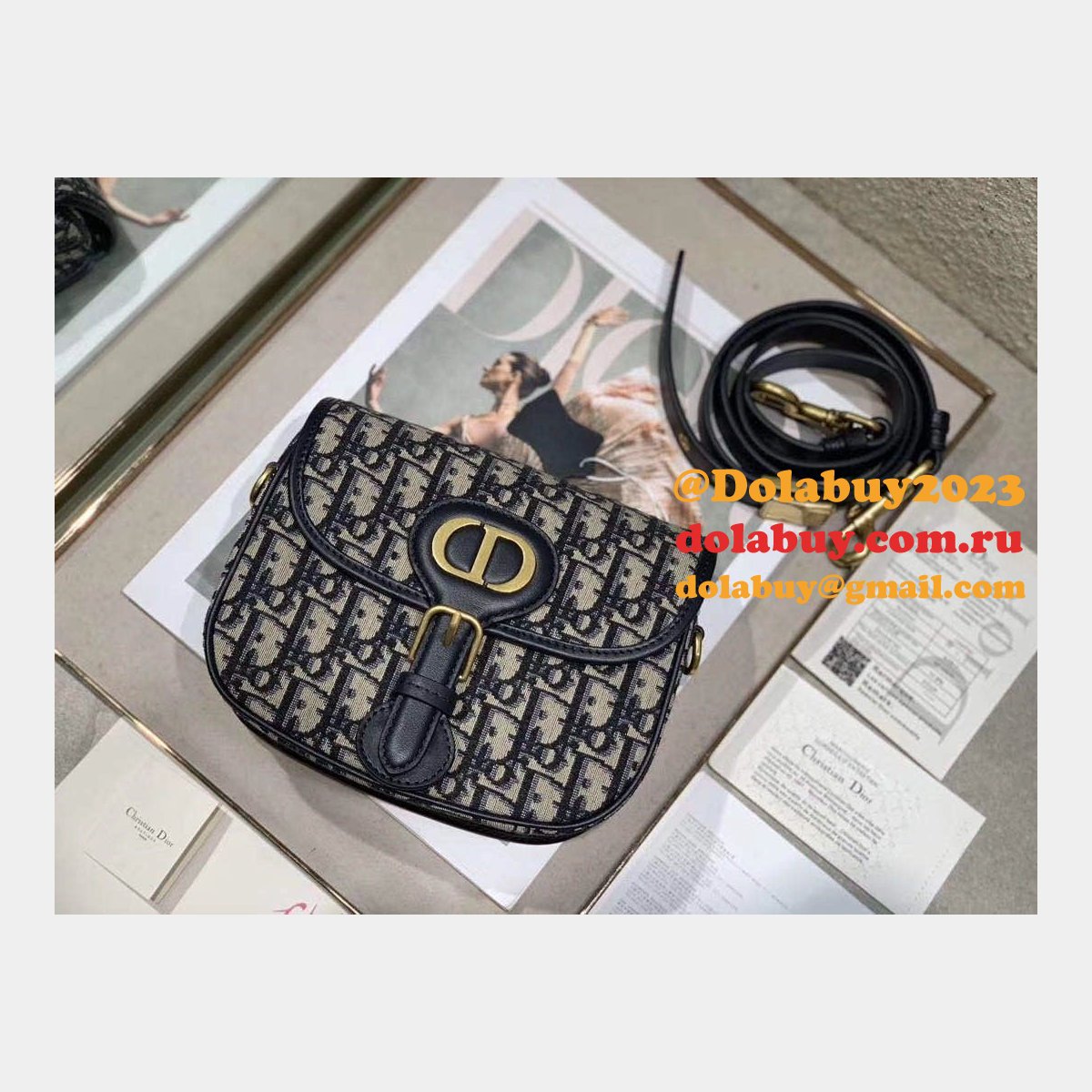 High Quality 2020 Christian dior bobby CD logo Obligue Oblique Jacquard bag