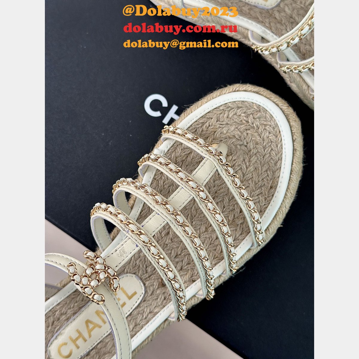 Top Quality CC Fashion Luxury Sandal