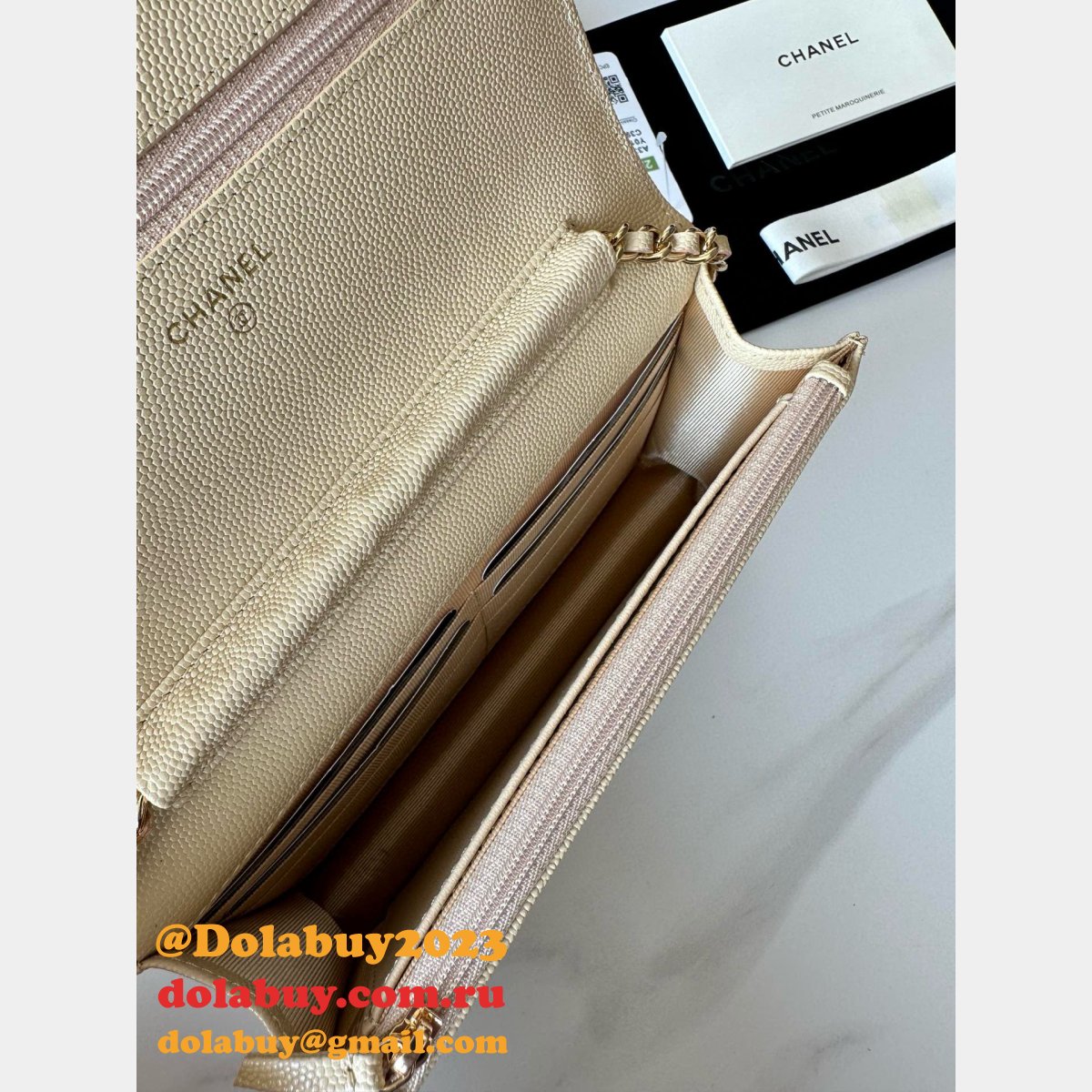 CLASSICAL Knockoff CC WOC SMALL CAVIAR LEATHER CHAIN BAG