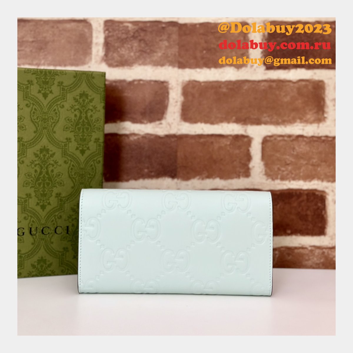 Perfect Best Gucci Replica 1:1 Mirror 772791 GG Continental Wallet