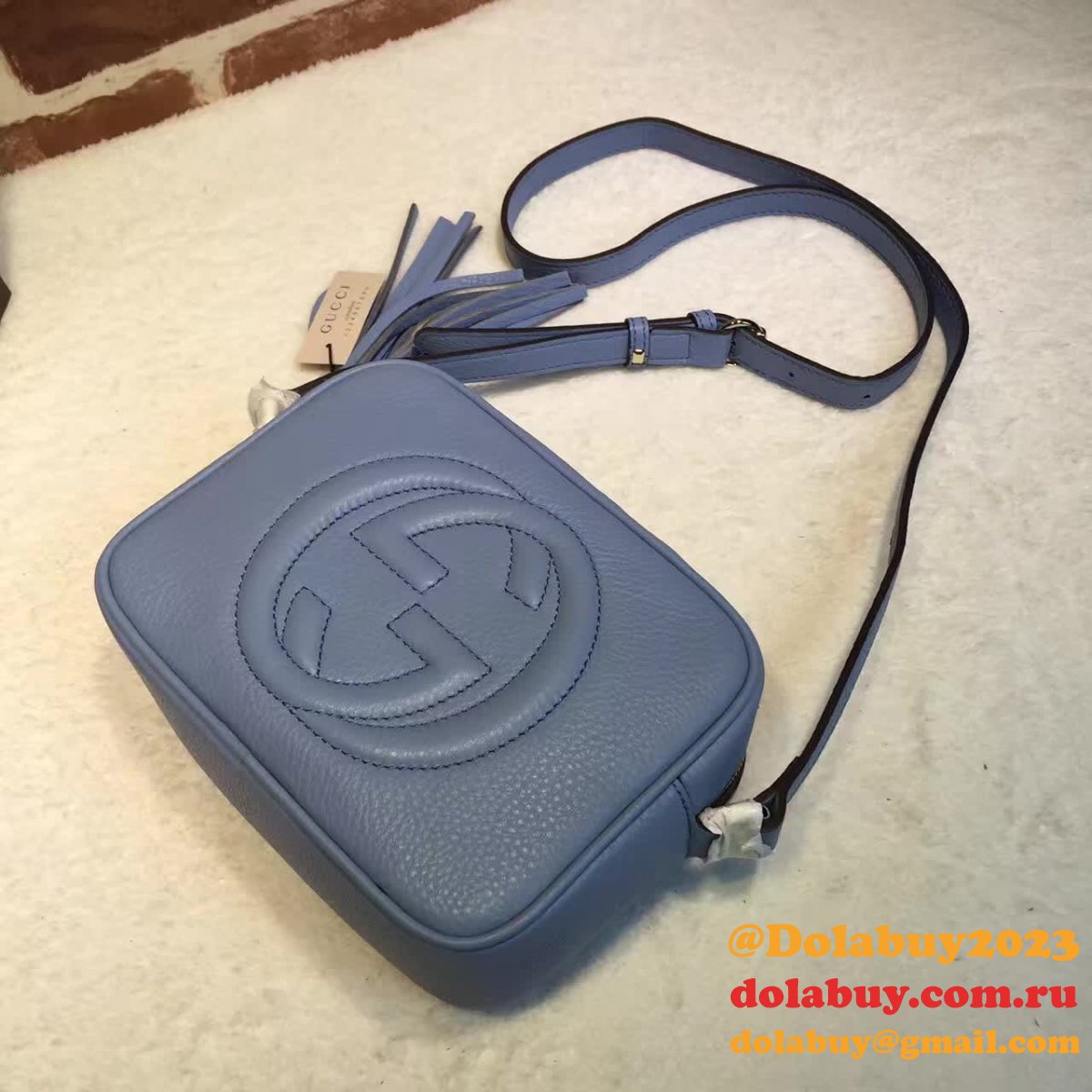 aaa+ G*u*i replicas soho small leather disco 308364 bag