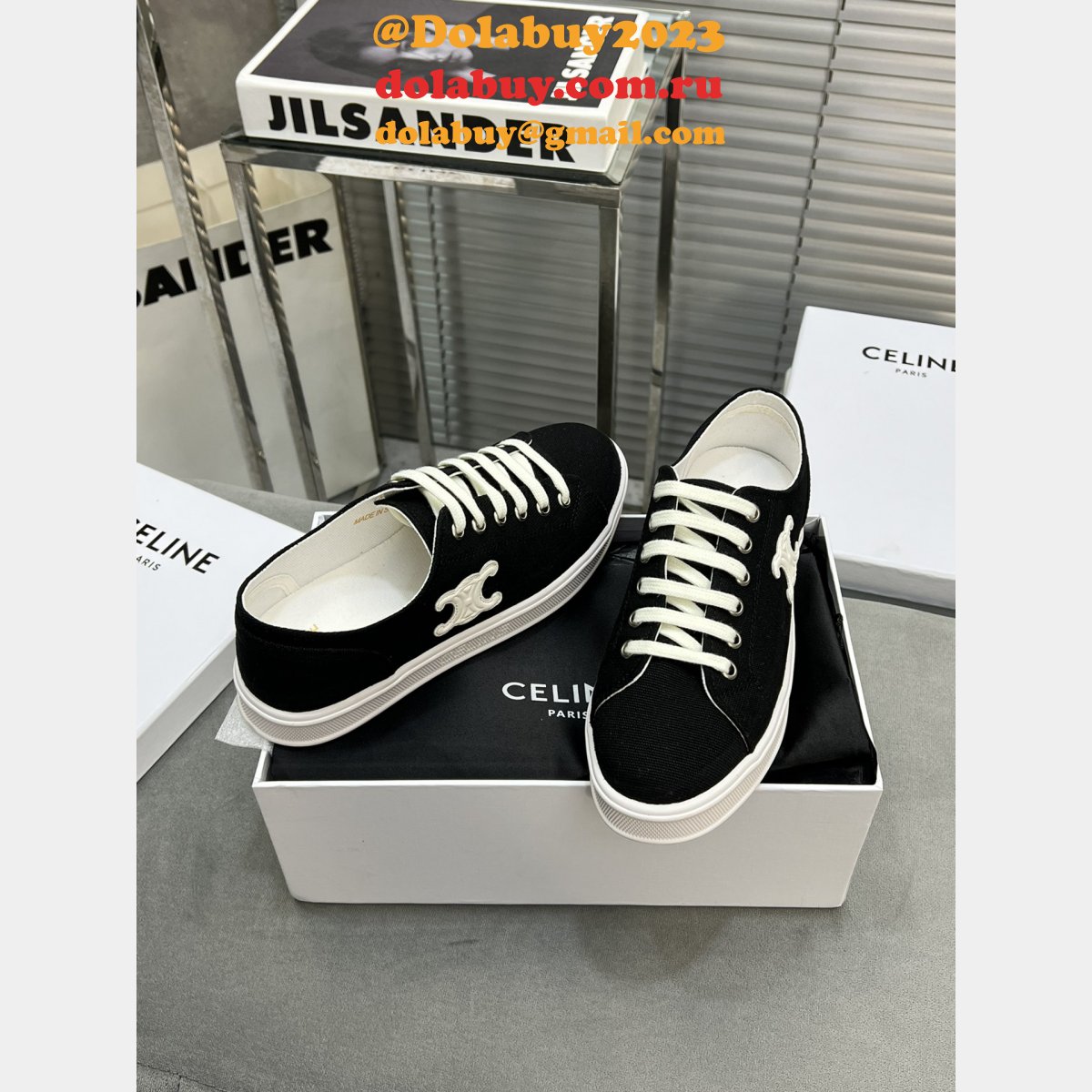 Cheap Replica Celine Sneakers For Sale White Shoes