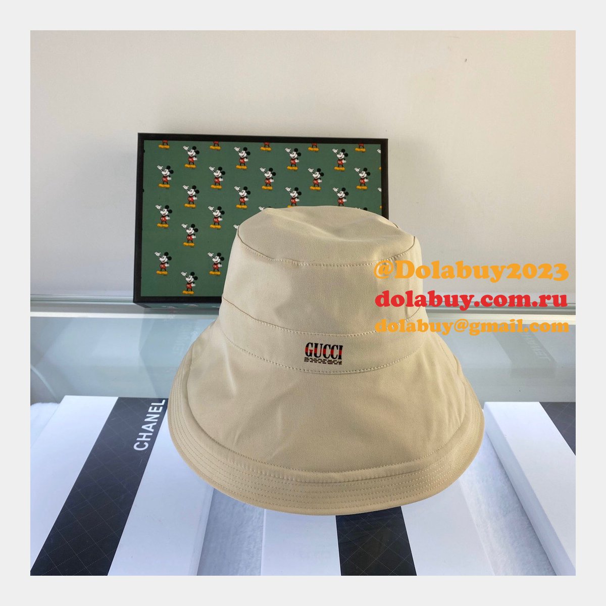 Luxury Gucci Foldable Simple fisherman hat