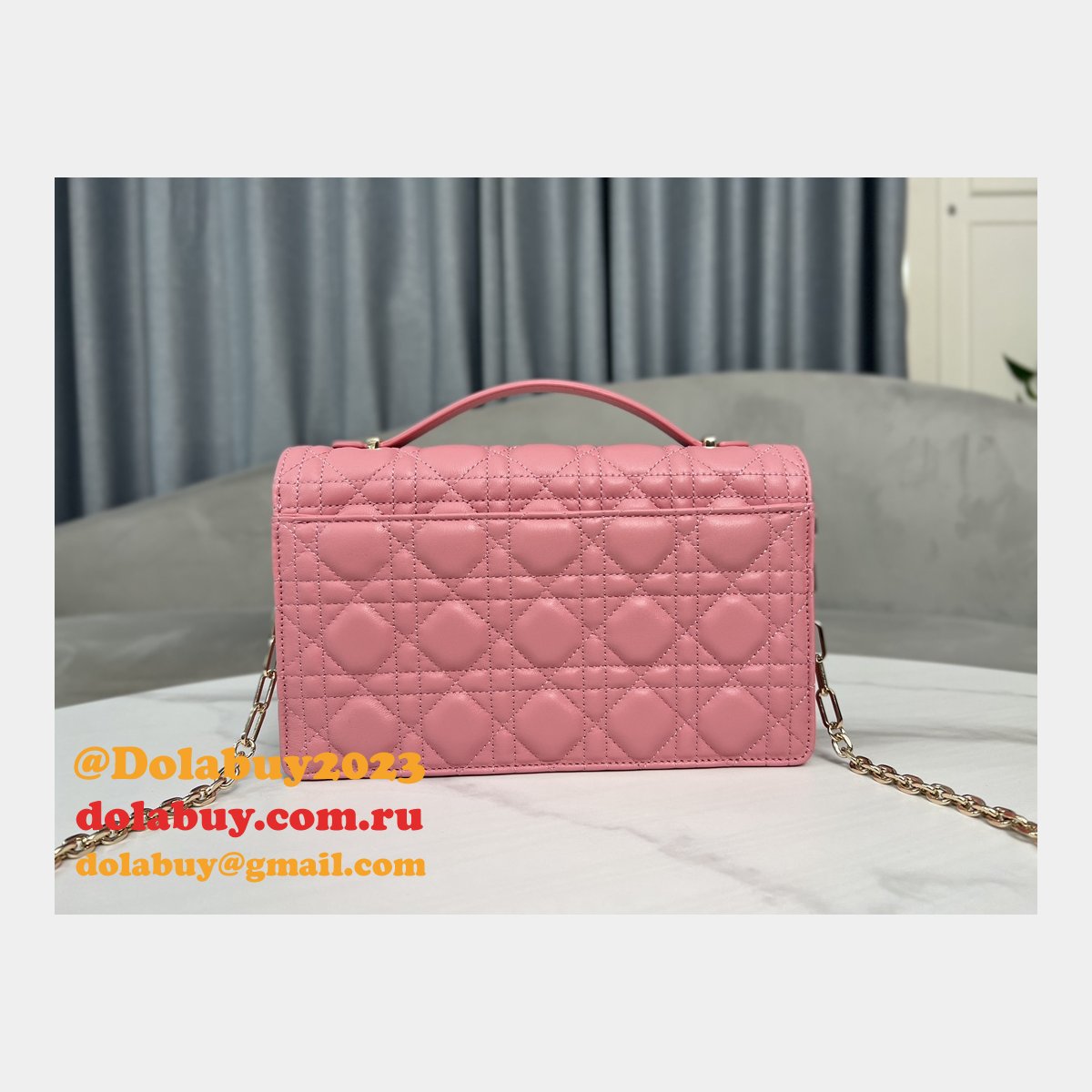 Luxury MISS DIOR LAMBSKIN 9212 Fashion LADY BAG