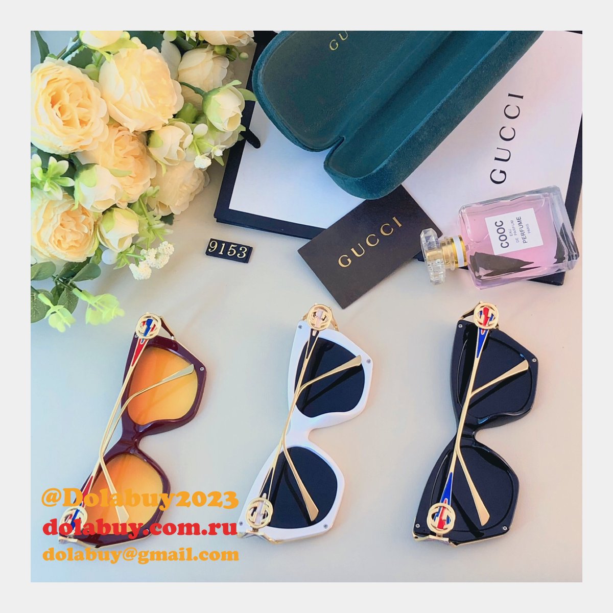 Luxury hottest selling gucci SUNGLASSES