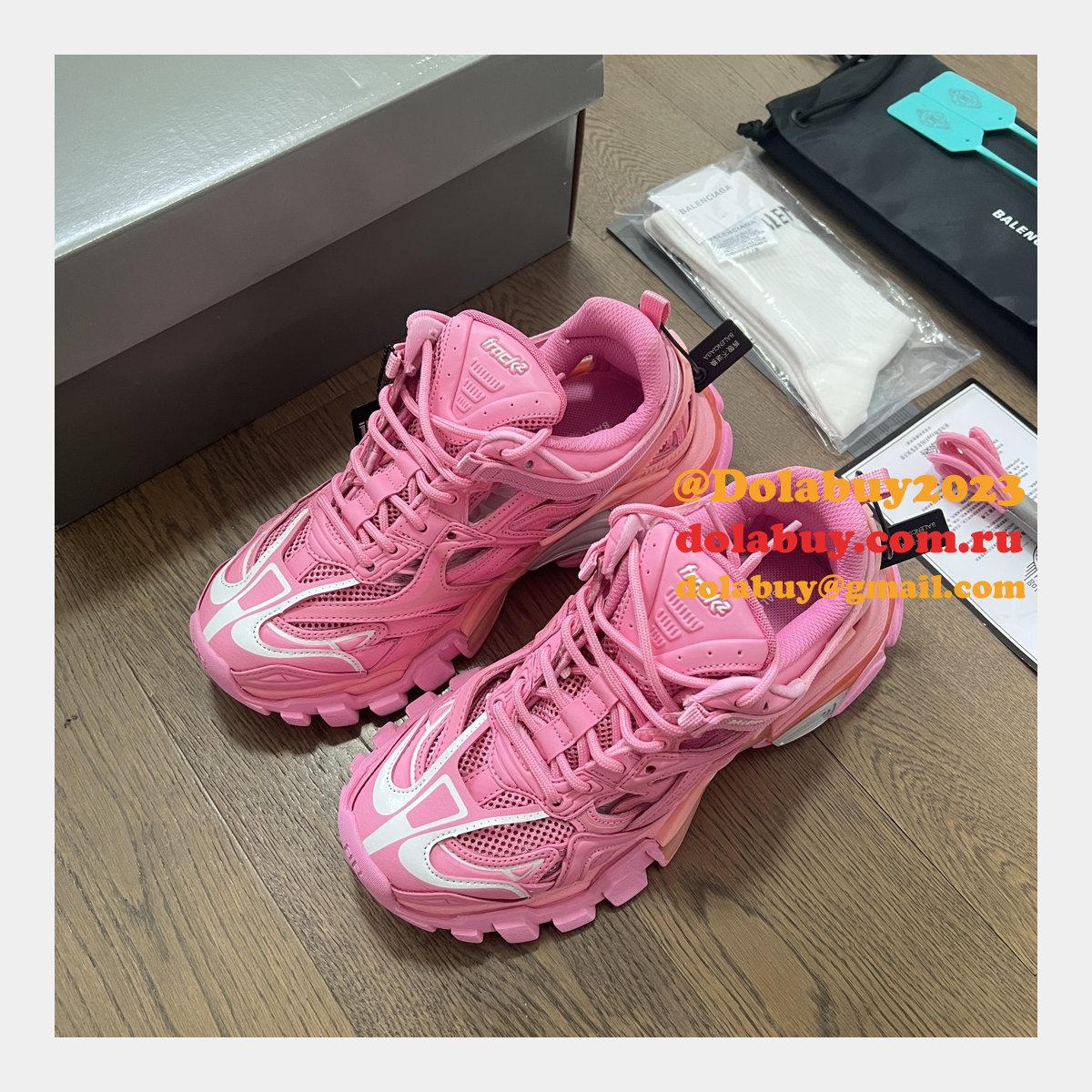 Replica Buy Balenciaga Track Trainer 4.0 Sneakers 1:1 Mirror Shoes