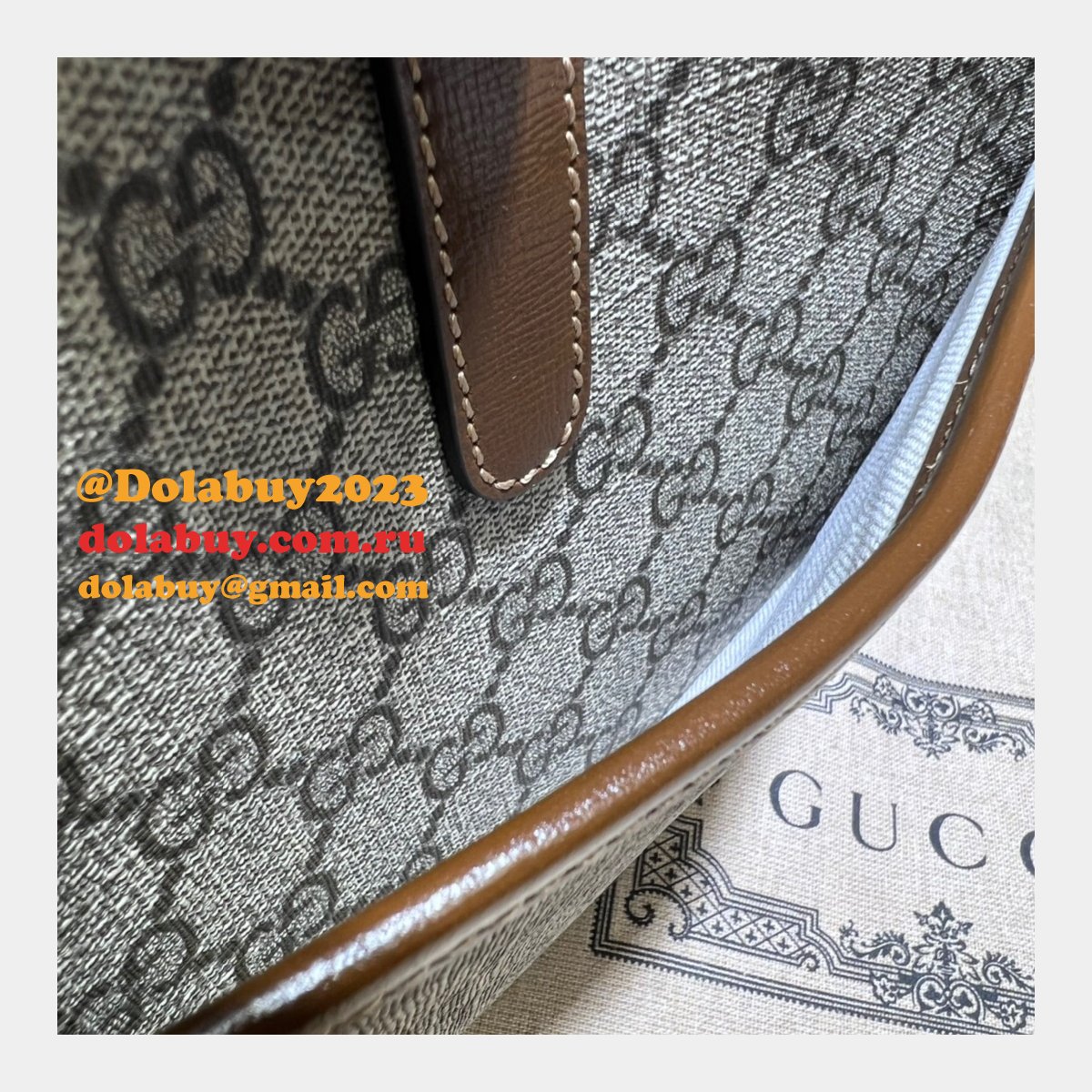 Gucci 745679 GG messenger Fashion Interlocking G High Replica Bag